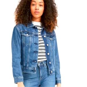 Everlane - The Shrunken Denim Jacket Sz L